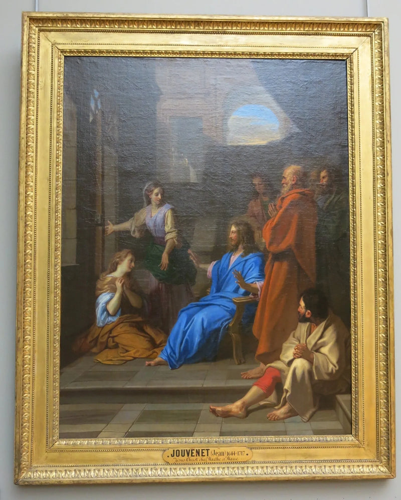 Jesus Kristus hos Marta och Maria - Jean-Baptiste Jouvenet