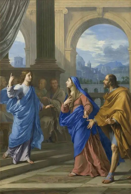 Jesus bland lärde - Philippe de Champaigne