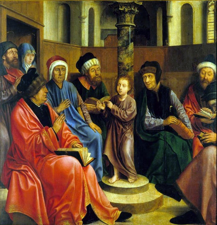 Jesus bland lärde - Quentin Metsys