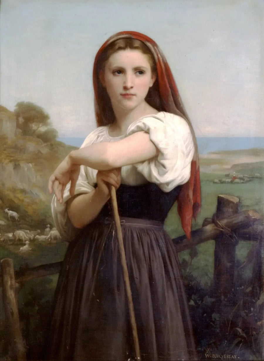 Ung herde - Bouguereau