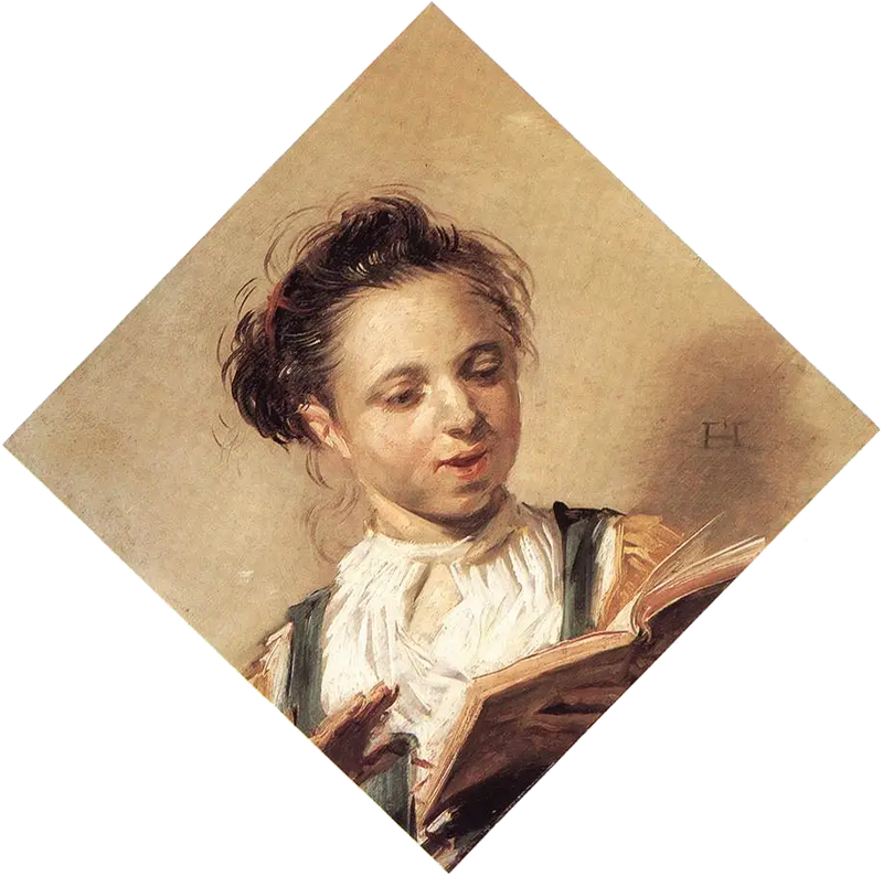 Ung sångerska - Frans Hals