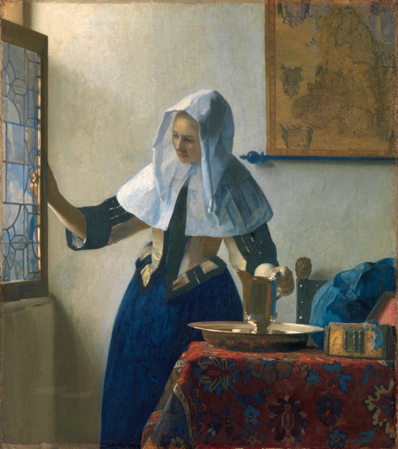 Ung Kvinna med Kanna - Johannes Vermeer
