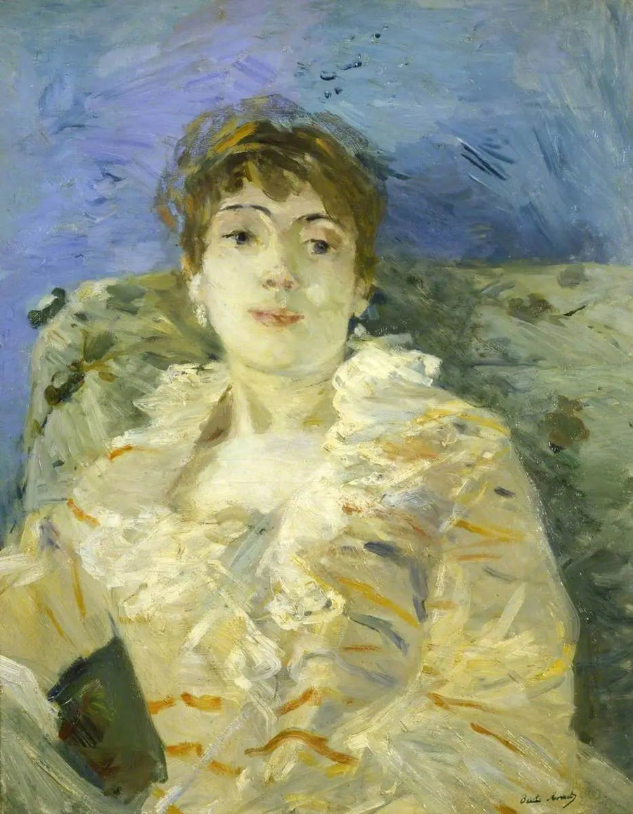 Ung kvinna vid soffan - Berthe Morisot