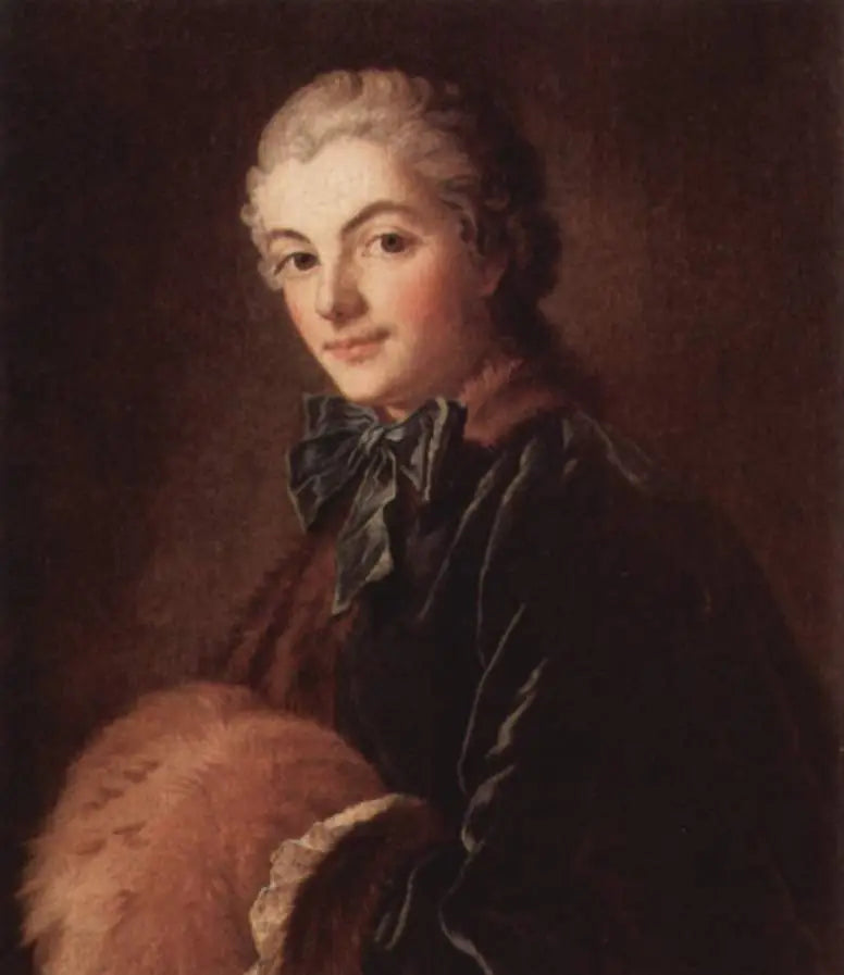 Ung kvinna med ärm - François Boucher