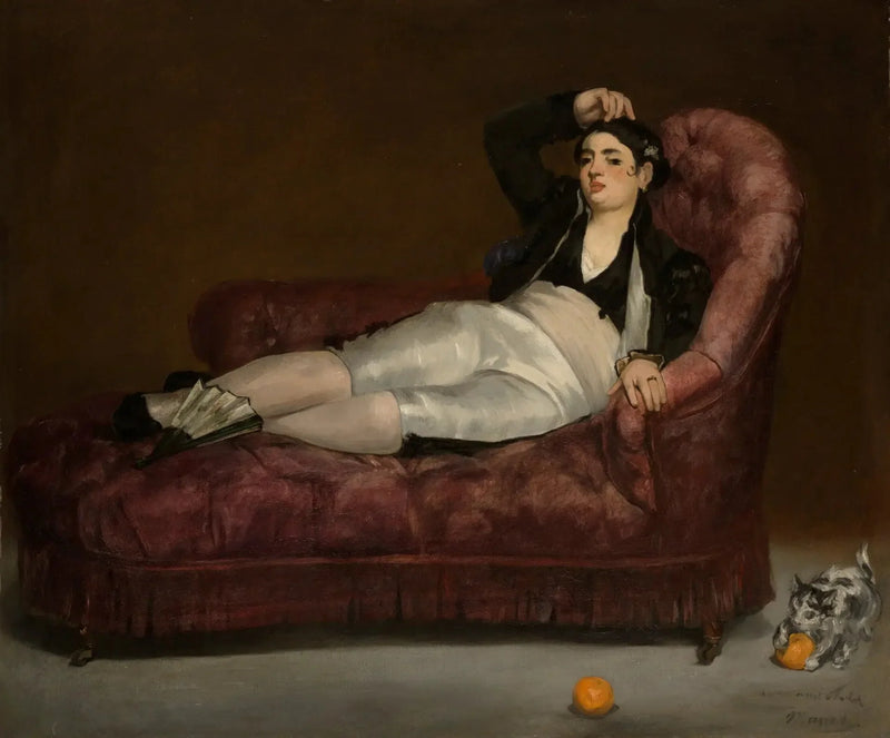 Ung kvinna liggande i spansk dräkt - Édouard Manet