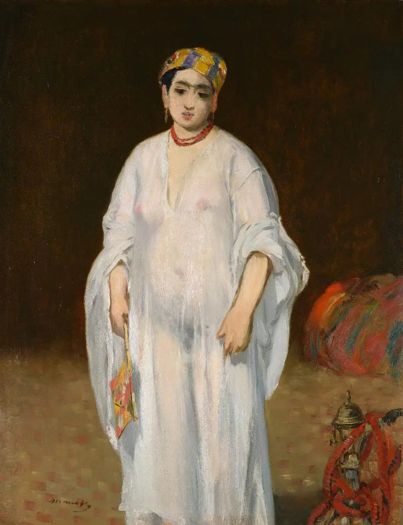 Ung kvinna i en österländsk klänning - Édouard Manet