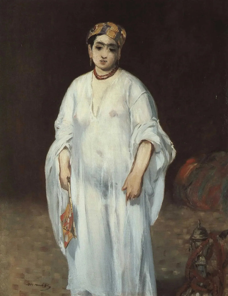 Ung kvinna i en orientalisk klänning - Édouard Manet
