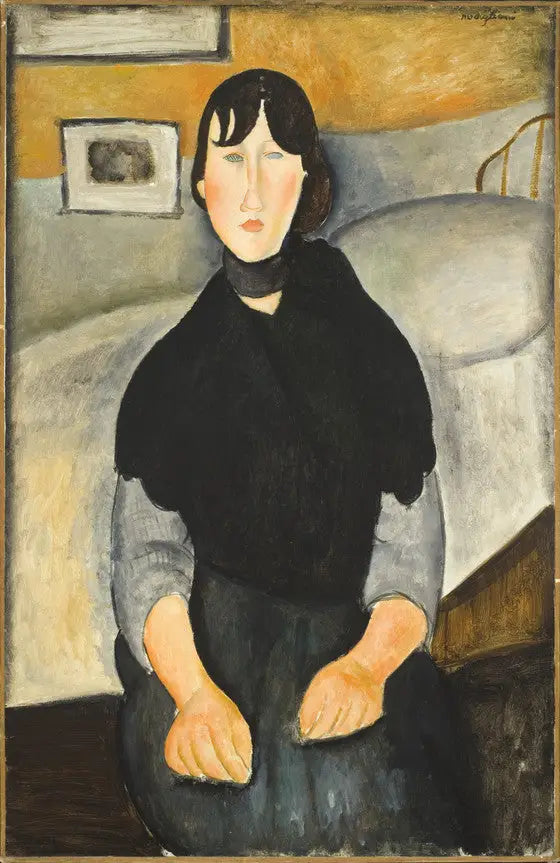 Ung kvinna från folket - Amedeo Modigliani