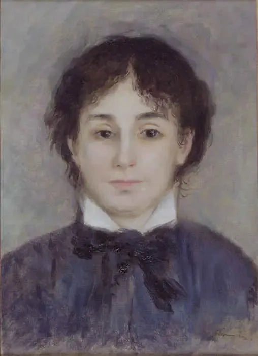 Ung kvinna i blått - Pierre-Auguste Renoir