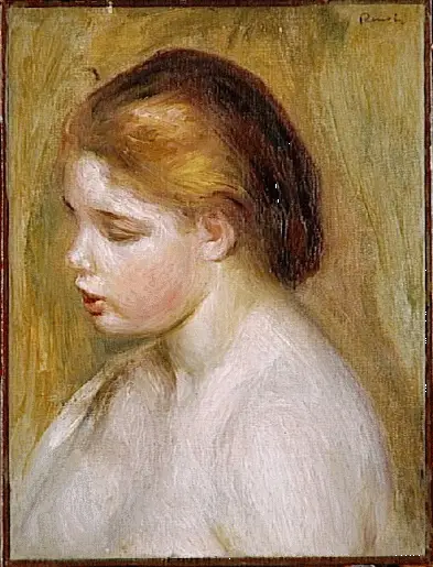 Ung kvinna naken i buste - Pierre-Auguste Renoir