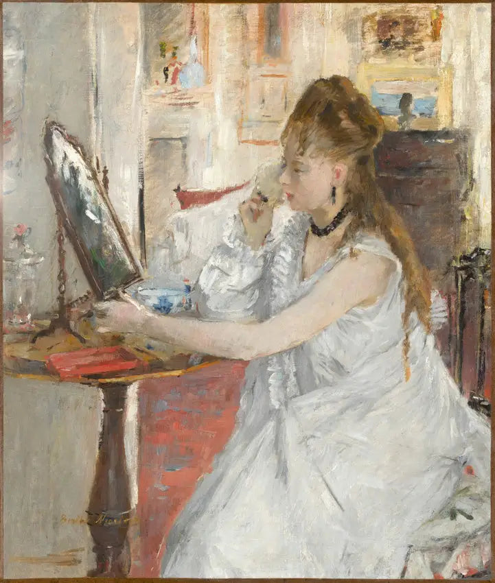 Ung Kvinna som pudrar sig - Berthe Morisot