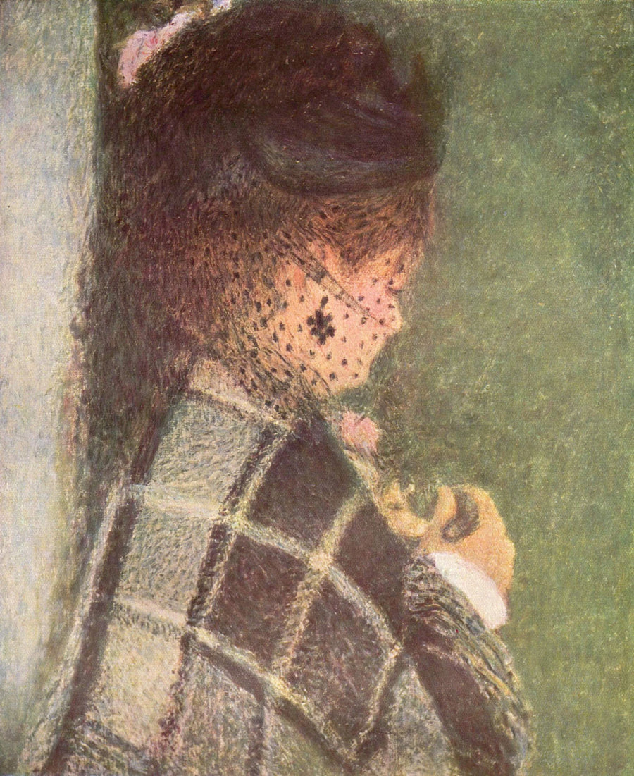 Ung kvinna med slöja - Pierre-Auguste Renoir