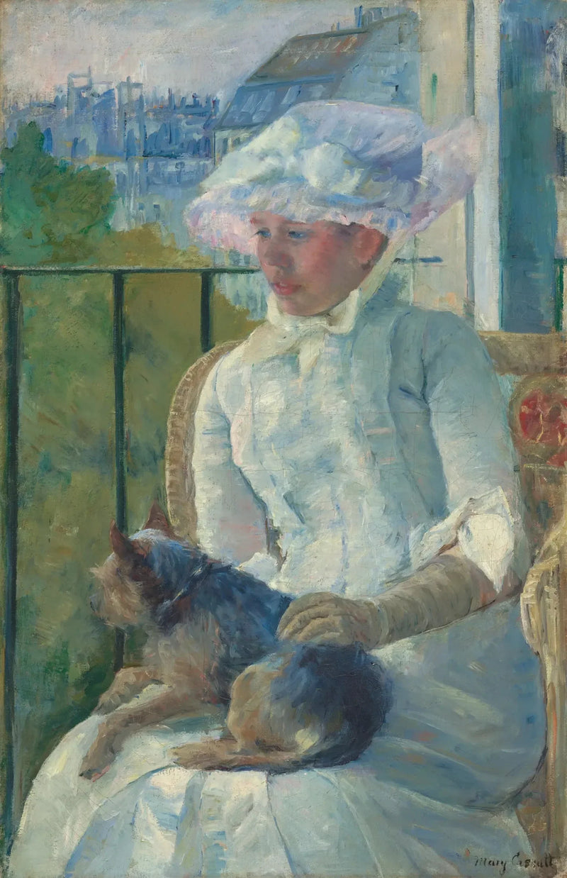 Ung kvinna vid fönstret - Mary Cassatt