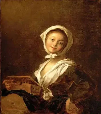 Ung flicka med marmot - Jean-Honoré Fragonard