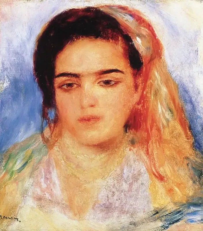 Ung algerisk flicka - Pierre-Auguste Renoir
