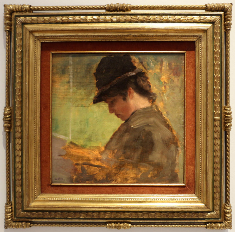 Ung flicka engelska - Giuseppe De Nittis