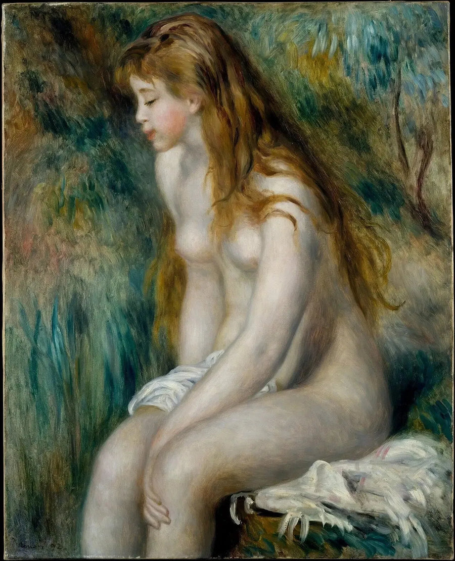 Ung Flicka i badet - Pierre-Auguste Renoir