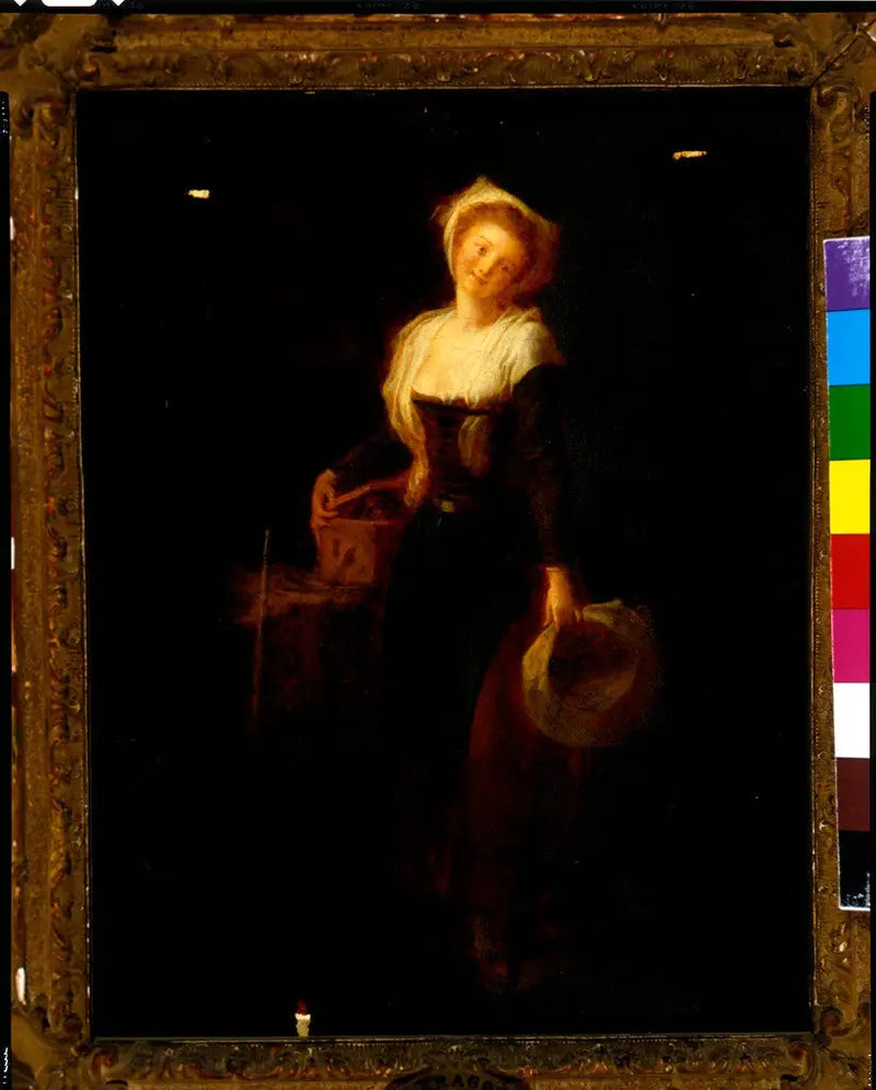 Ung flicka med en marmot - Jean-Honoré Fragonard