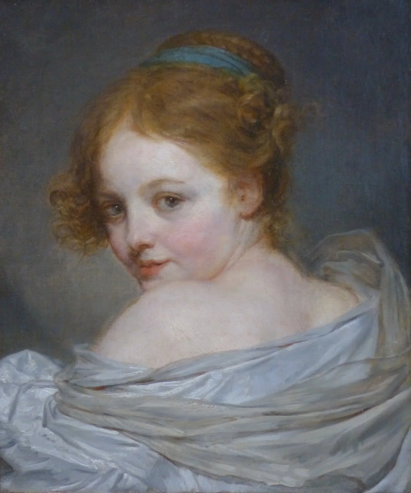 Ung flicka bakifrån - Jean-Baptiste Greuze