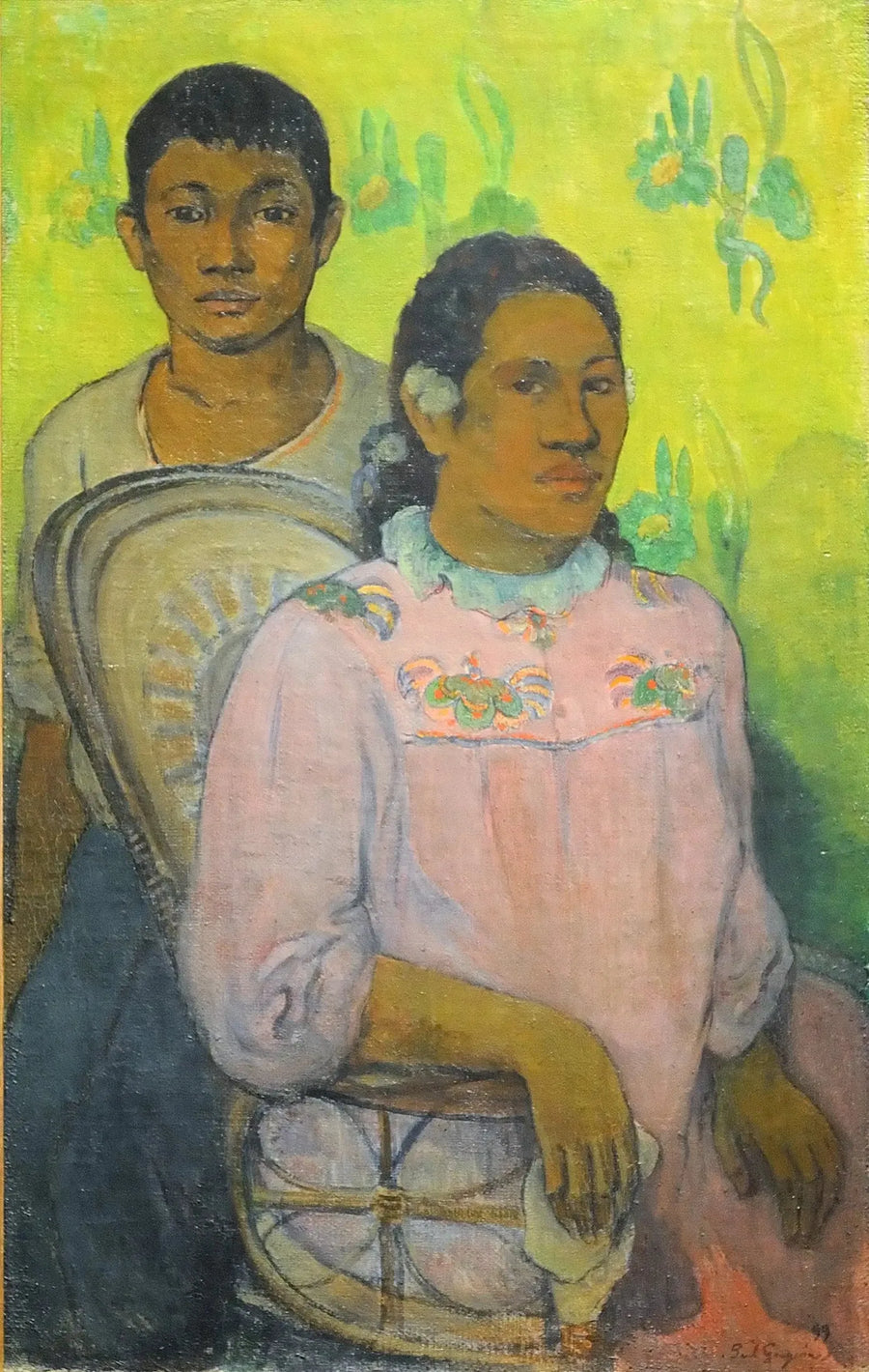 Ung Flicka och Pojke - Paul Gauguin