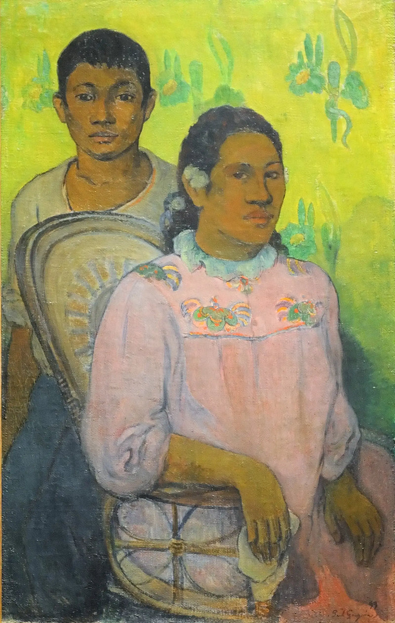 Ung Flicka och Pojke - Paul Gauguin