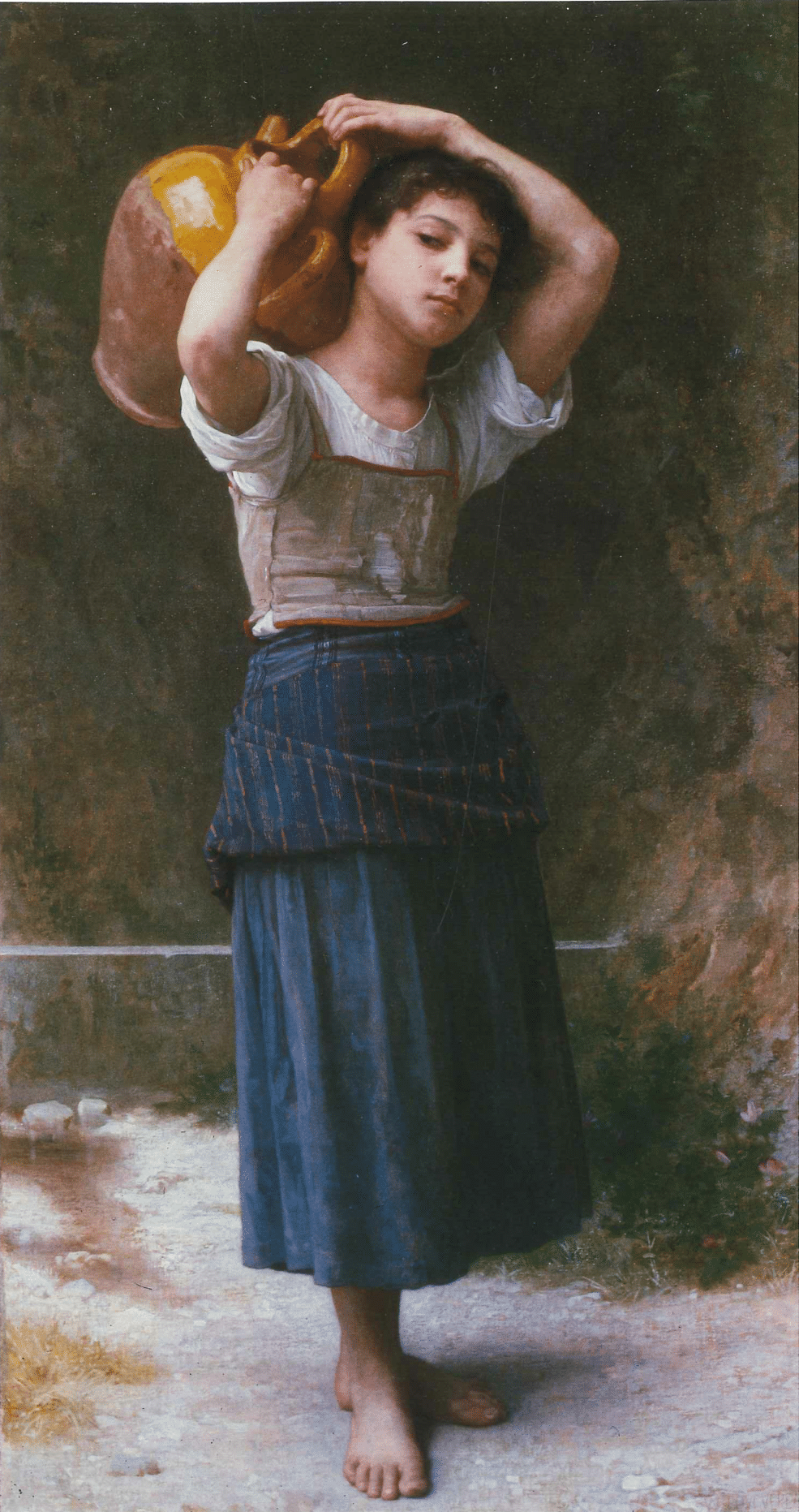 Jeune fille portant une cruche de William-Adolphe Bouguereau
