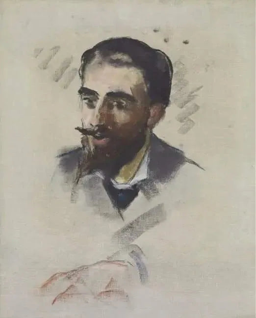 Ung man med blont skägg - Édouard Manet
