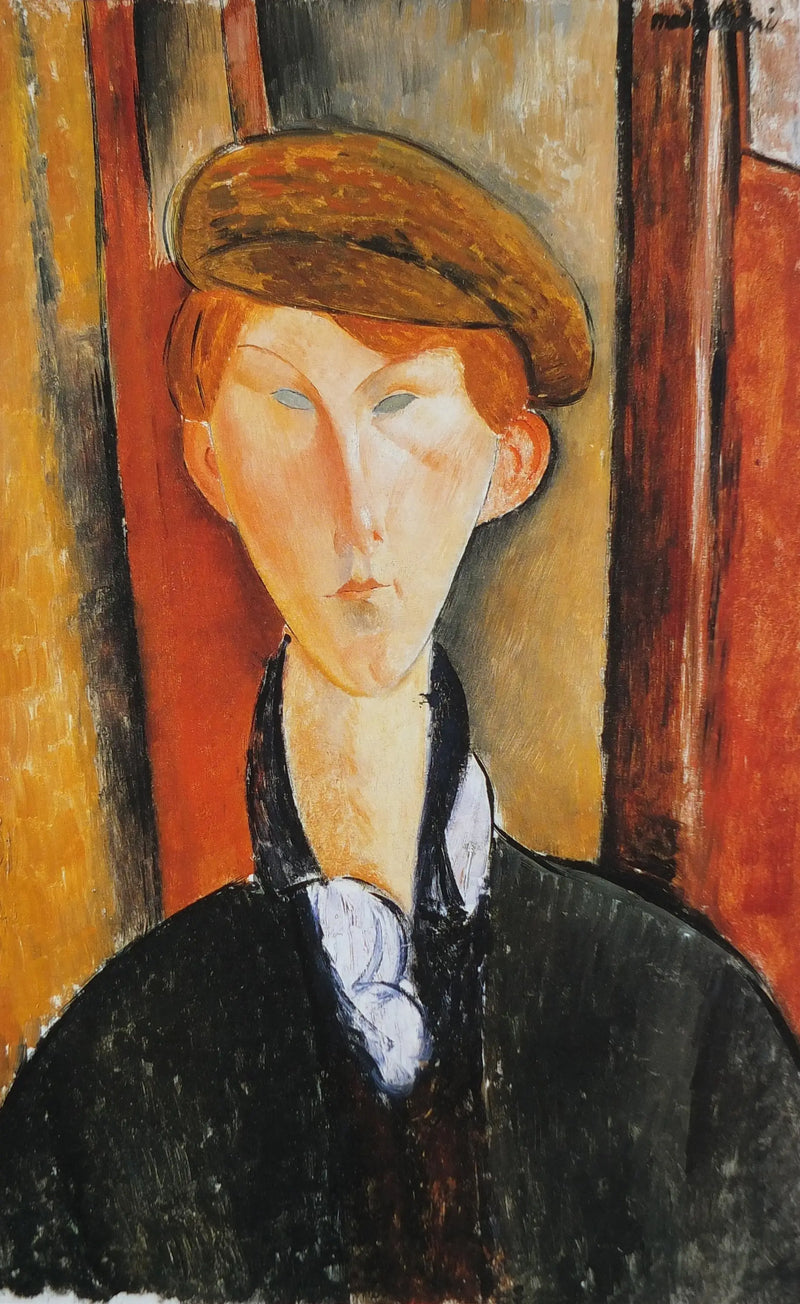 Ung man med keps - Amedeo Modigliani