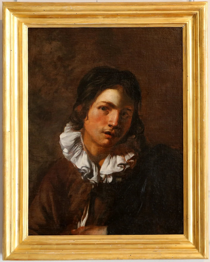 Ung man med krage - Simon Vouet