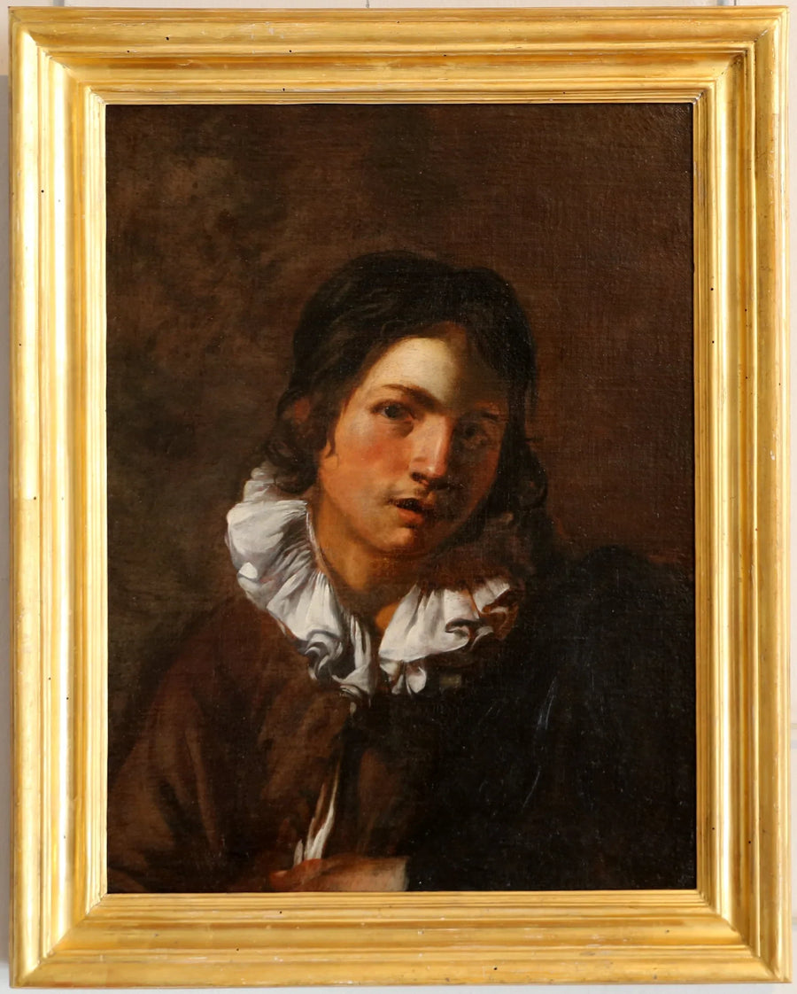 Ung man med krage - Simon Vouet