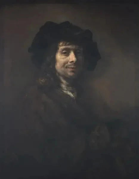 Porträtt av en ung man, kanske en konstnär - Rembrandt