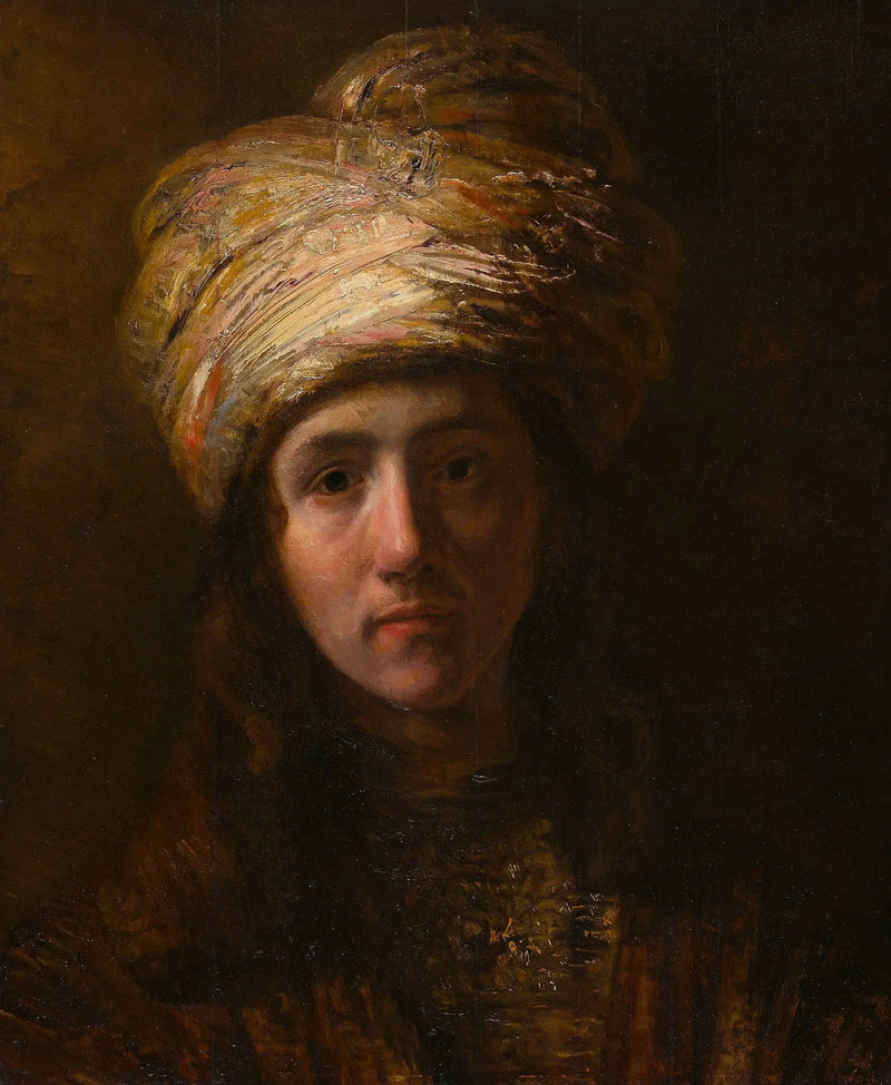 Ung man med turban - Rembrandt