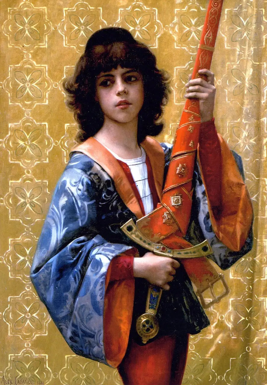 Ung flicka i florentinsk dräkt - Alexandre Cabanel