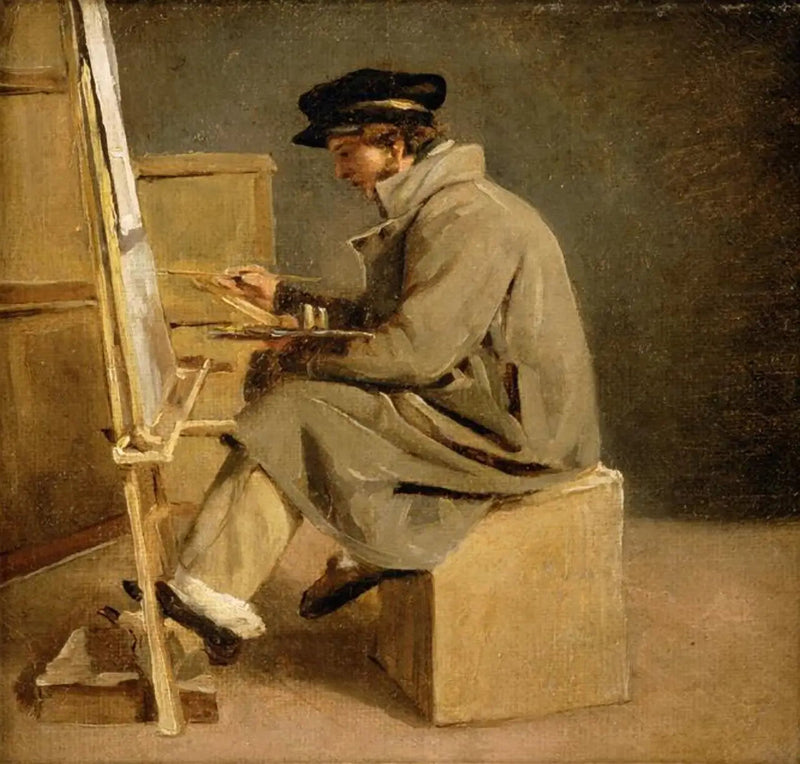 Ung målare vid sin staffli - Théodore Géricault