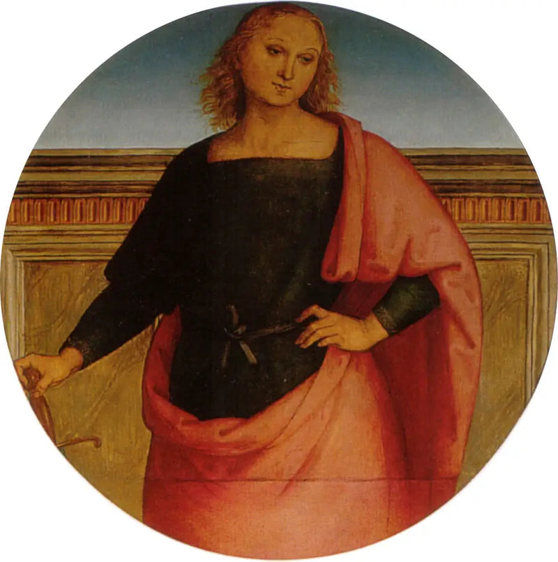 Ung helgon med ett svärd - Pietro Perugino
