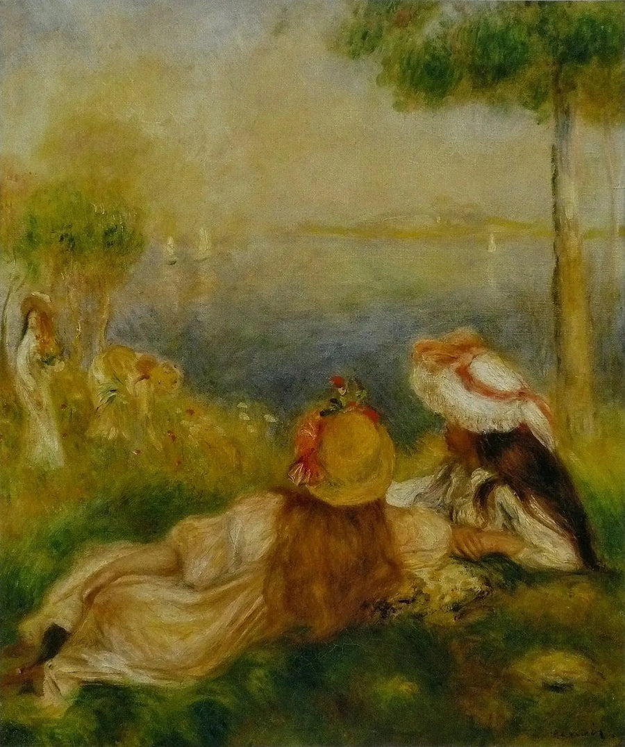 Ungdomar vid havet - Pierre-Auguste Renoir