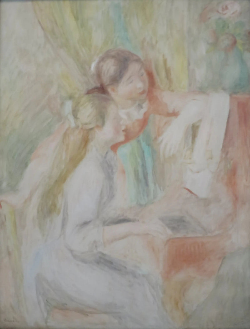 Ungdomar vid pianot - Pierre-Auguste Renoir