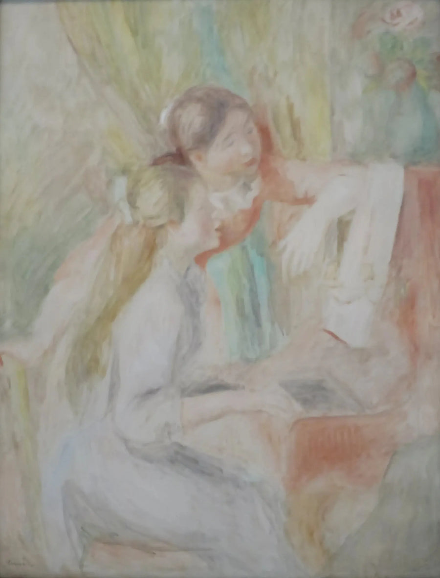 Ungdomar vid pianot - Pierre-Auguste Renoir