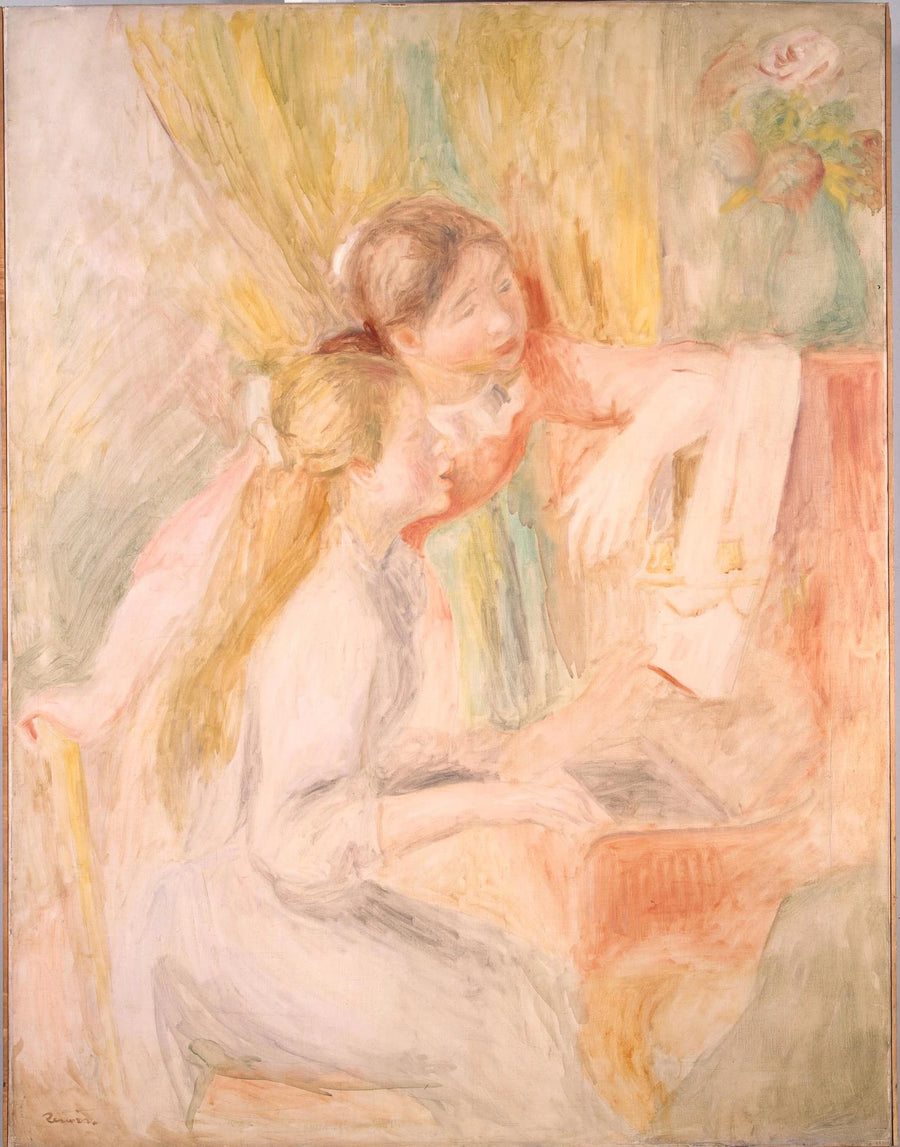 Ungdomar vid pianot - Pierre-Auguste Renoir