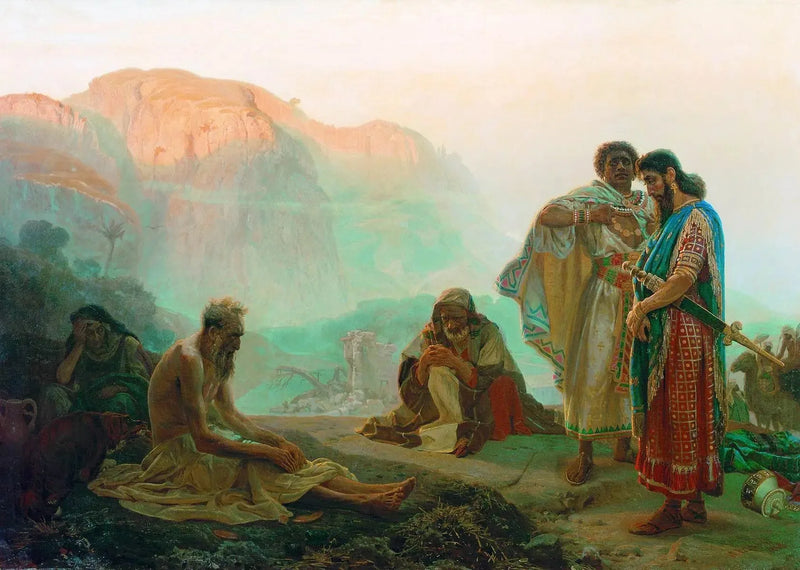 Jobb och hans vänner - Ilya Repin