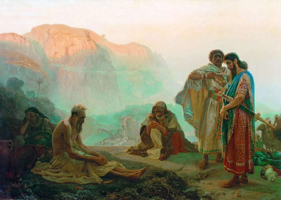 Jobb och hans vänner - Ilya Repin