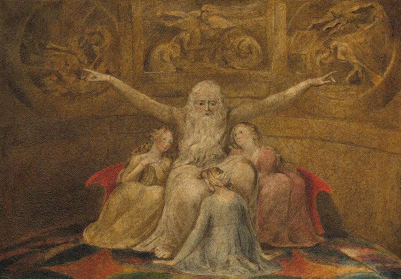 Job och hans döttrar - William Blake