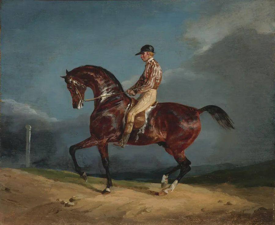 Jockey som rider en kapplöpningshäst - Théodore Géricault