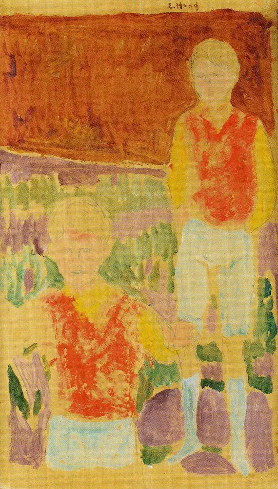 Johan Martin och Sten Stenersen - Edvard Munch