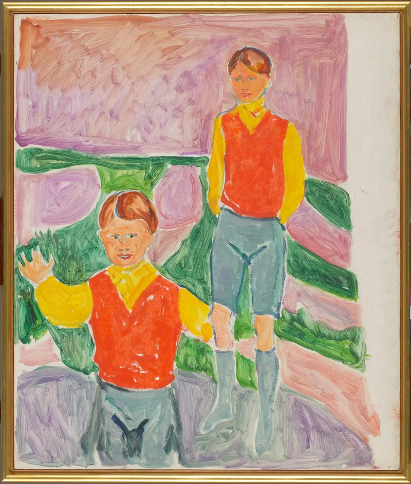 Johan Martin och Sten Stenersen - Edvard Munch