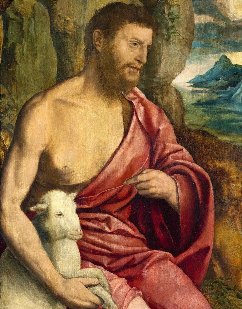 Johannes Döparen. - Joos van Cleve
