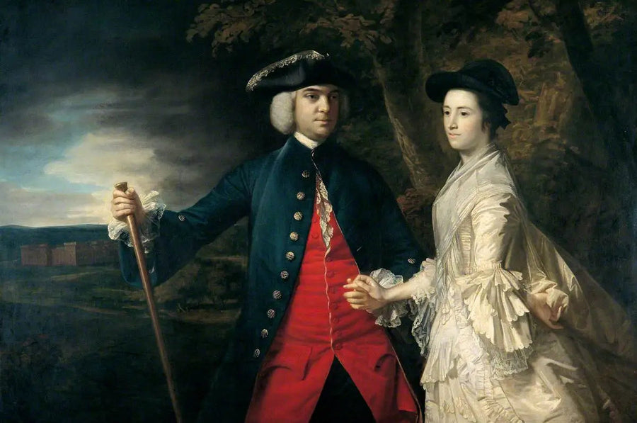John, 2:e earl av Egmont och hans andra hustru Catherine - Joshua Reynolds