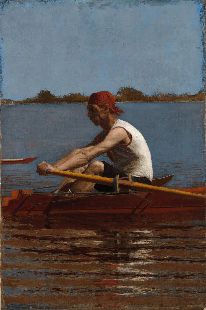 John Biglin i en skiff - Thomas Eakins
