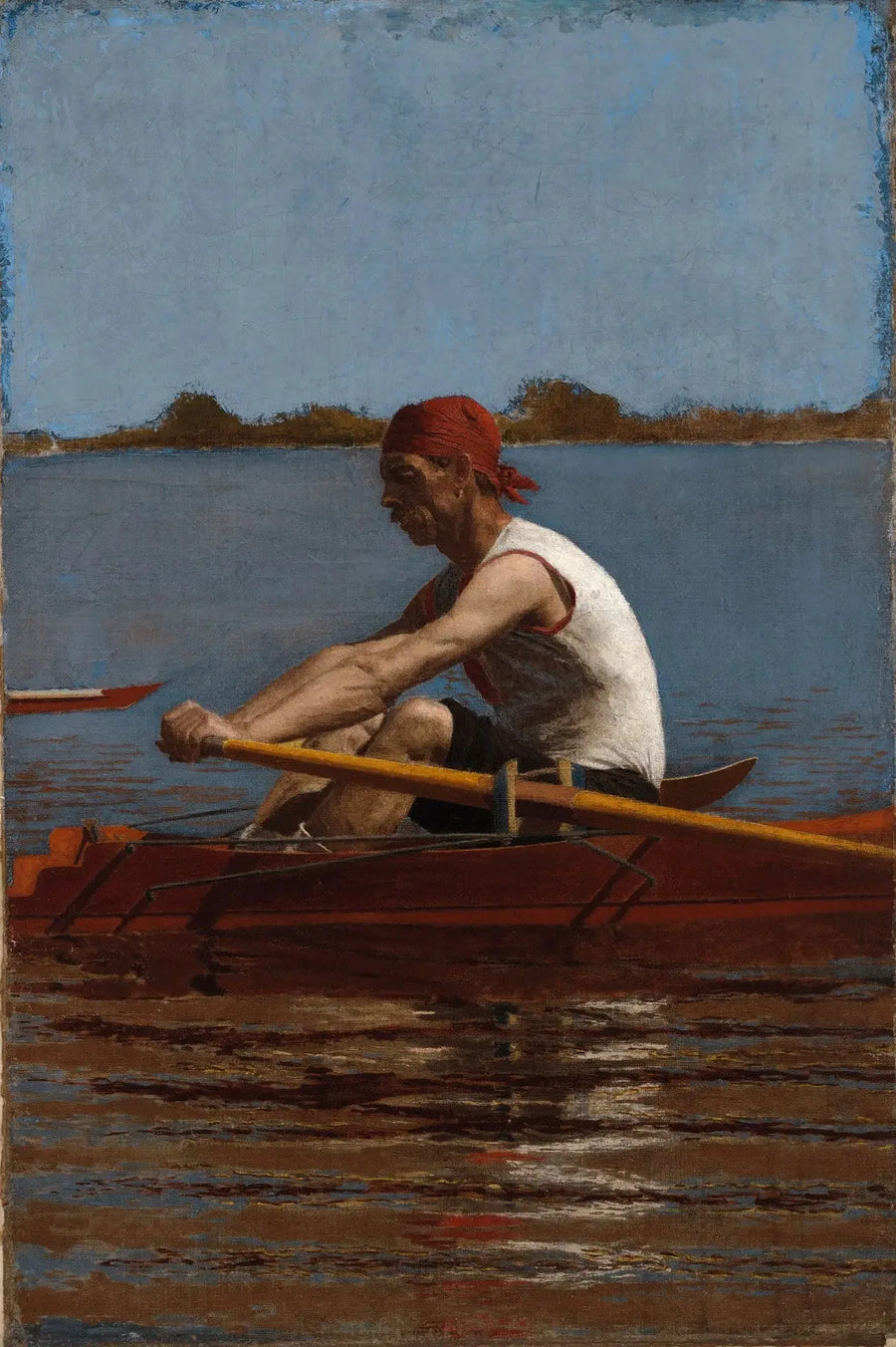 John Biglin i en skiff - Thomas Eakins
