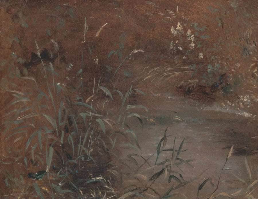 Vassrör vid en pool - John Constable